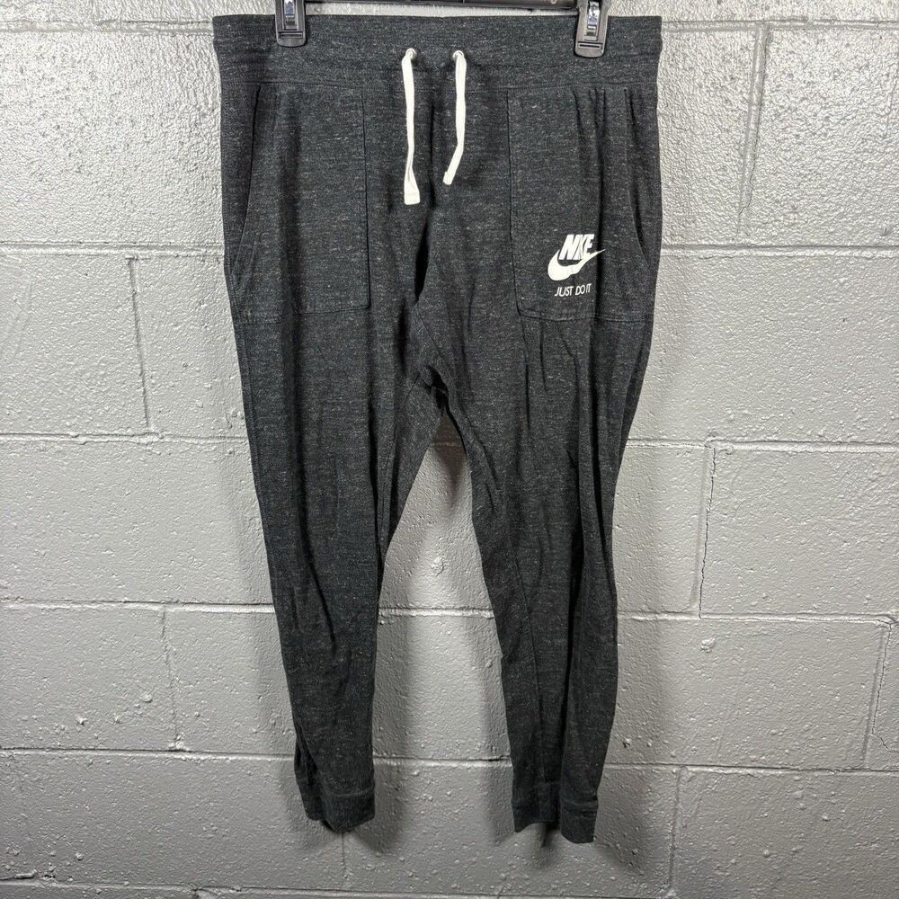 Nike Sweatpants Womens M Jogger Lounge Athleisure Just Do It Casual Gym Workout